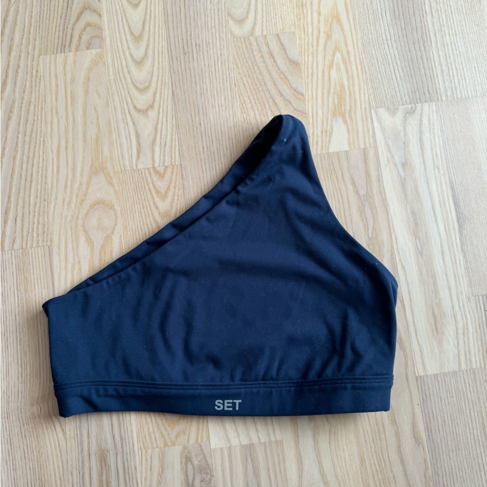 set active one shoulder sports bra